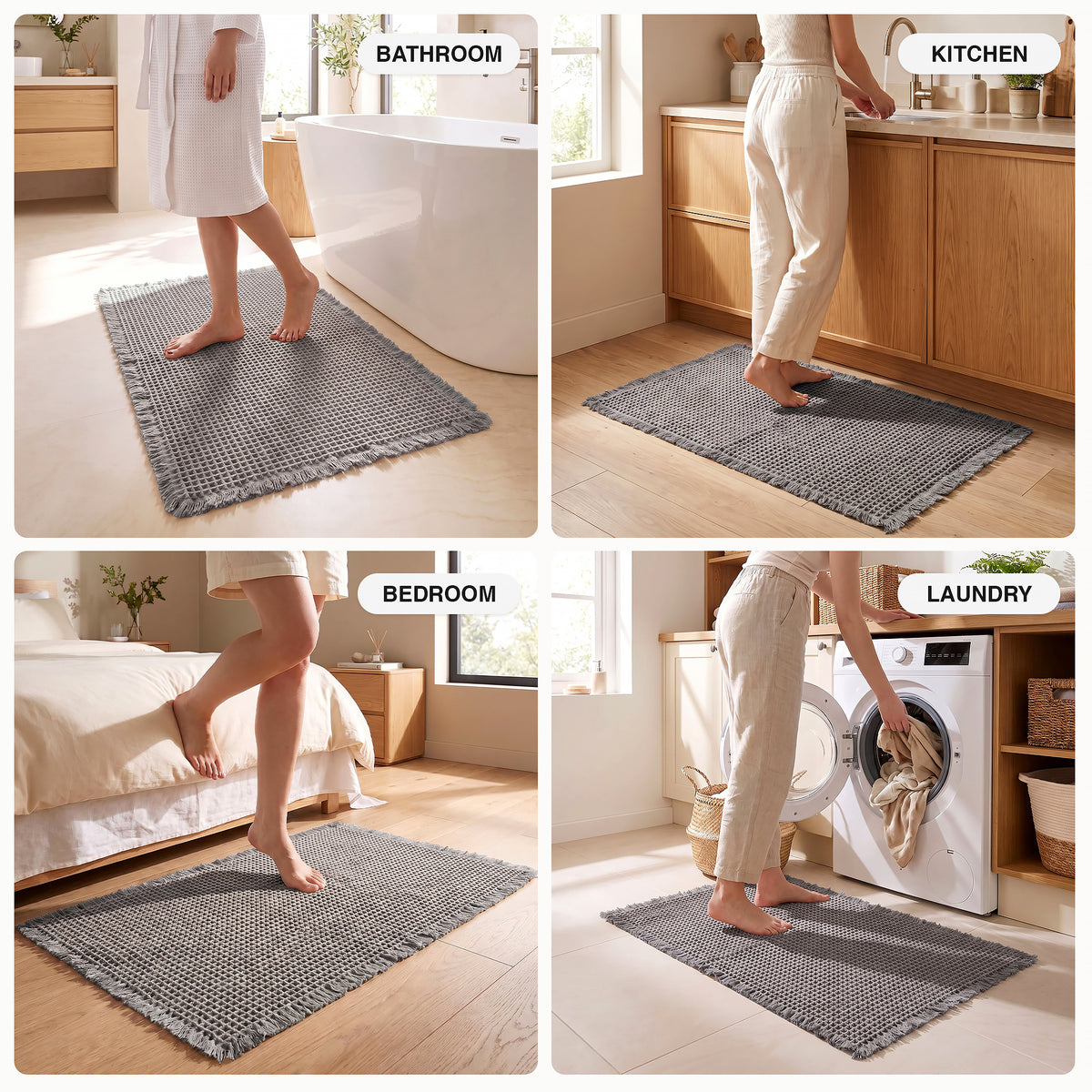 Grey Bath Mat