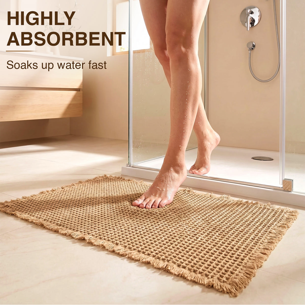 Brown Bath Mat
